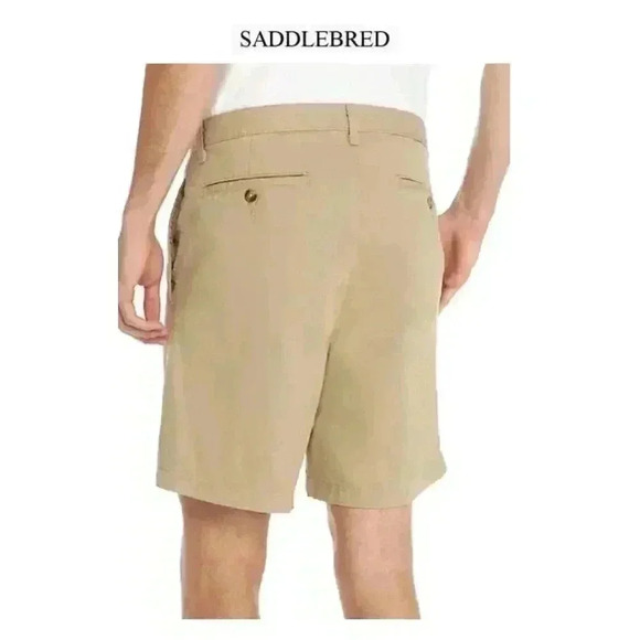 Saddlebred 7 in Stretch Twill Khaki  Shorts - Picture 2 of 4